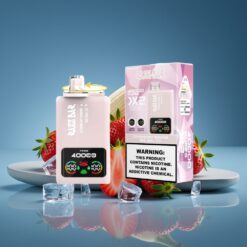 Razz Bar 40000 Puff Típusú Kijelzős Egyszerhasználatos Vape Eper-Banán - Vörös Bárány Jég Magyarország Nagyker