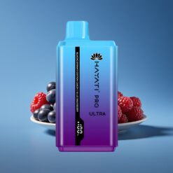 Hayati Pro Ultra 15000+ Száj Fekkeribiz Kék Málna Vattacukor Magyarország Nagyker