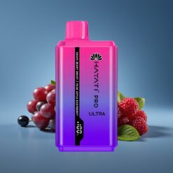 Hayati Pro Ultra 15000 Száj Nikotin 2% Szőlő Málna Körte Alma Magyarország Nagykereskedelem