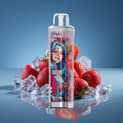 Uwin Crystal 10000 Puffs RGB Eper Jég Hungary Wholesale