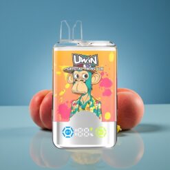 Uwin Crystal Twins 40000 Púf Kettős Íz Barack Mangó Ananász Piros Bivaly Magyarország Nagyker