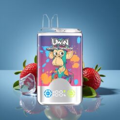 Uwin Crystal Twins 40000 Púff 0.6 Ohm Eper Kivi Jégbor Wholesale Hungary