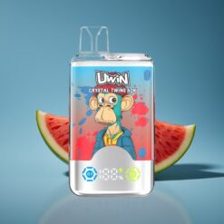 Uwin Crystal Twins 40000 Puff Type-C Eper Dinnye Citrom Lime Magyarország Nagyker